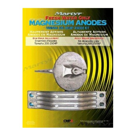 Kit anode magnésium Yamaha 200/250cv